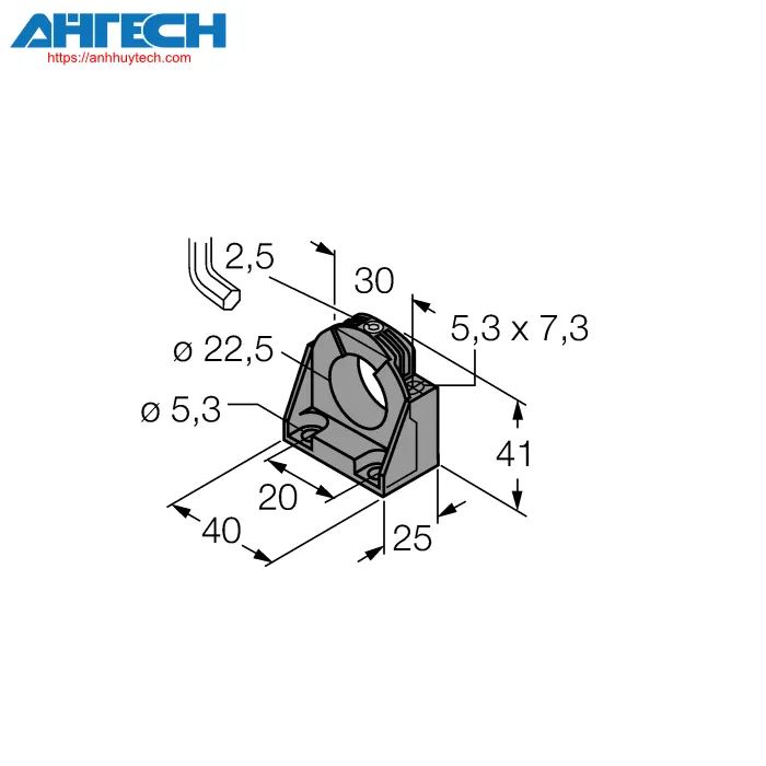 Phụ kiện cảm biến Turck bs4-ck40