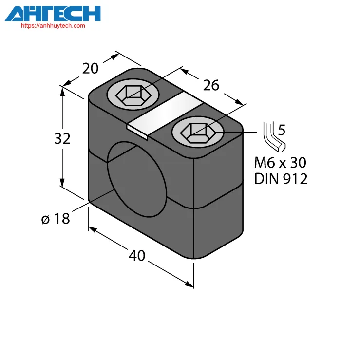 Phụ kiện cảm biến Turck bsn-18