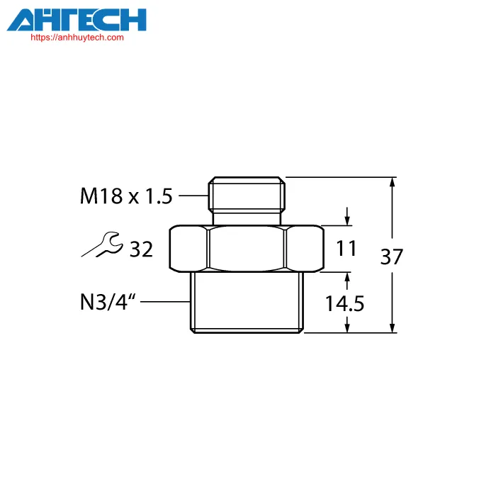 Phụ kiện cảm biến Turck faa-34-14571