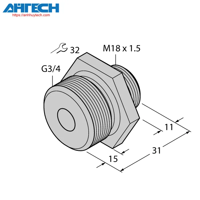 Sensor Accessory Turck fca-fcst-g3-4-a4