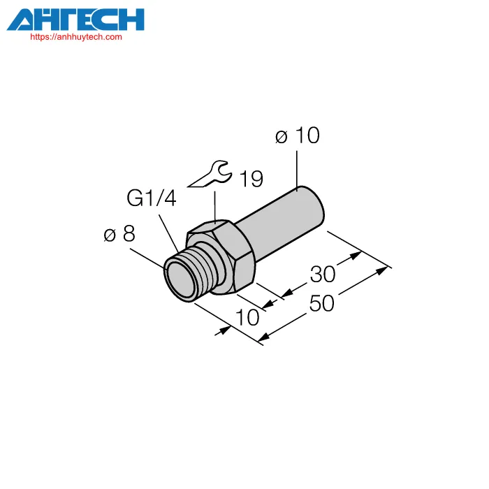 Phụ kiện cảm biến Turck ftci-g1-4a4-d10-l050