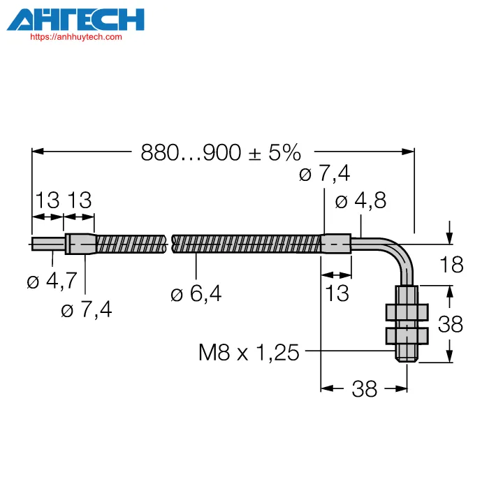 Phụ kiện cảm biến Turck iat23sm8
