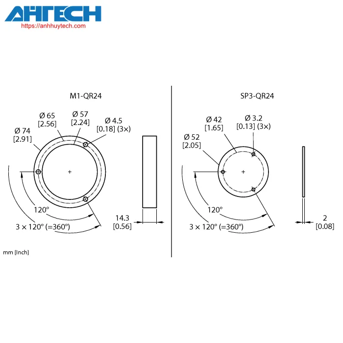 Phụ kiện cảm biến Turck m4-qr24