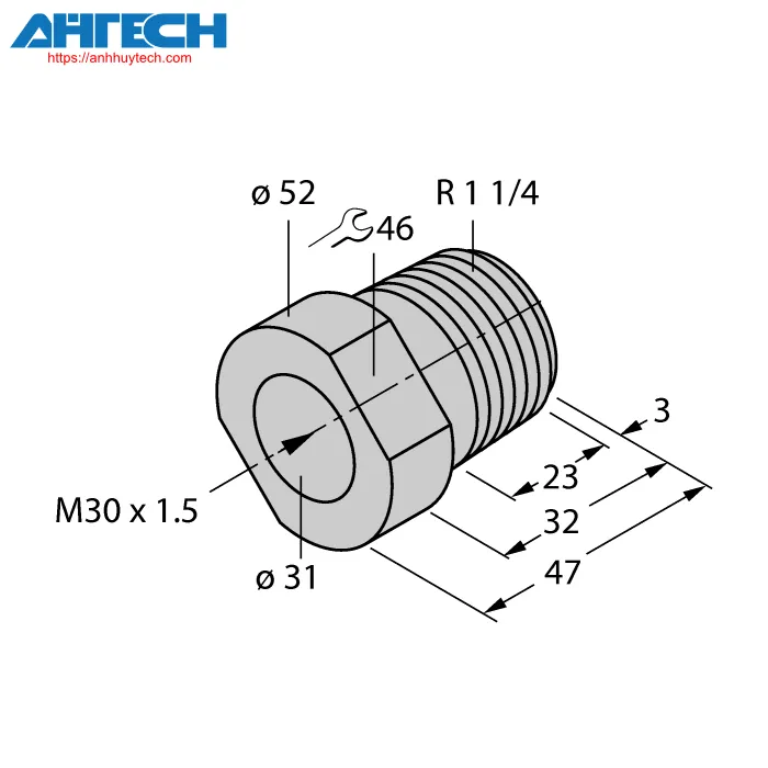 Phụ kiện cảm biến Turck map-m30