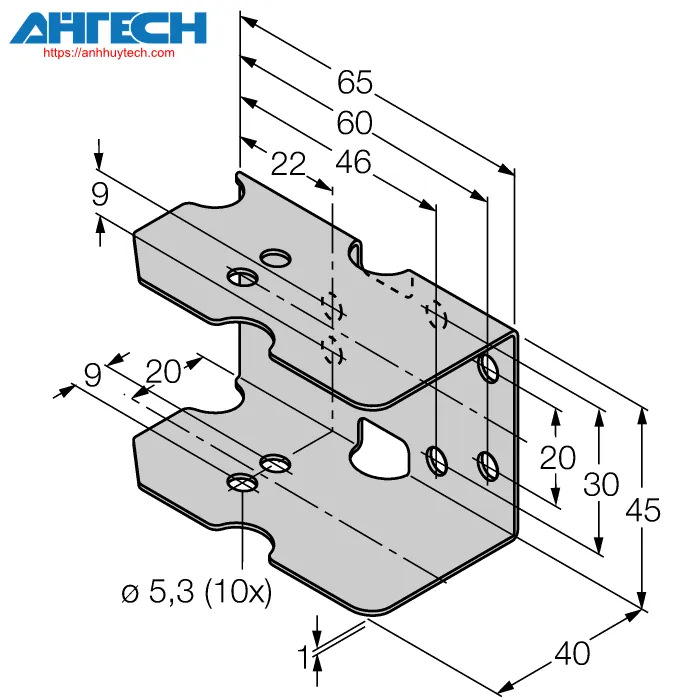 Phụ kiện cảm biến Turck mf-ck40-3s