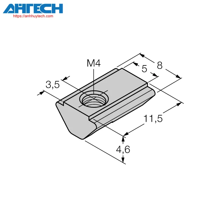 Phụ kiện cảm biến Turck mn-m4-q25