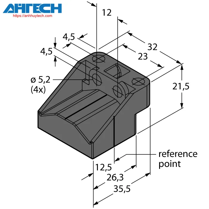 Phụ kiện cảm biến Turck p2-li-q25l