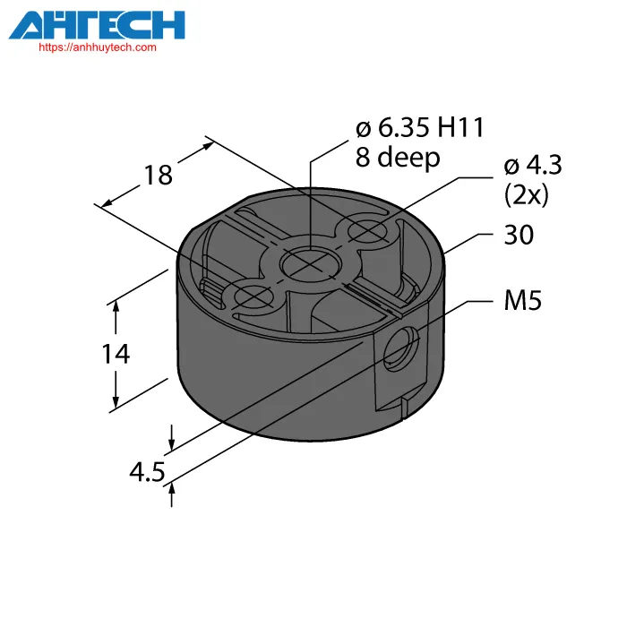 Phụ kiện cảm biến Turck p2-ri-qr20