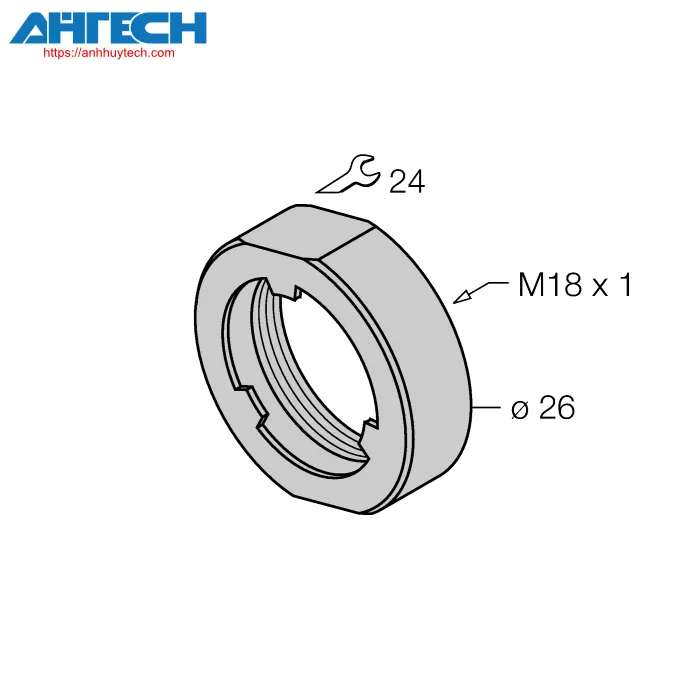 Phụ kiện cảm biến Turck pn-m18