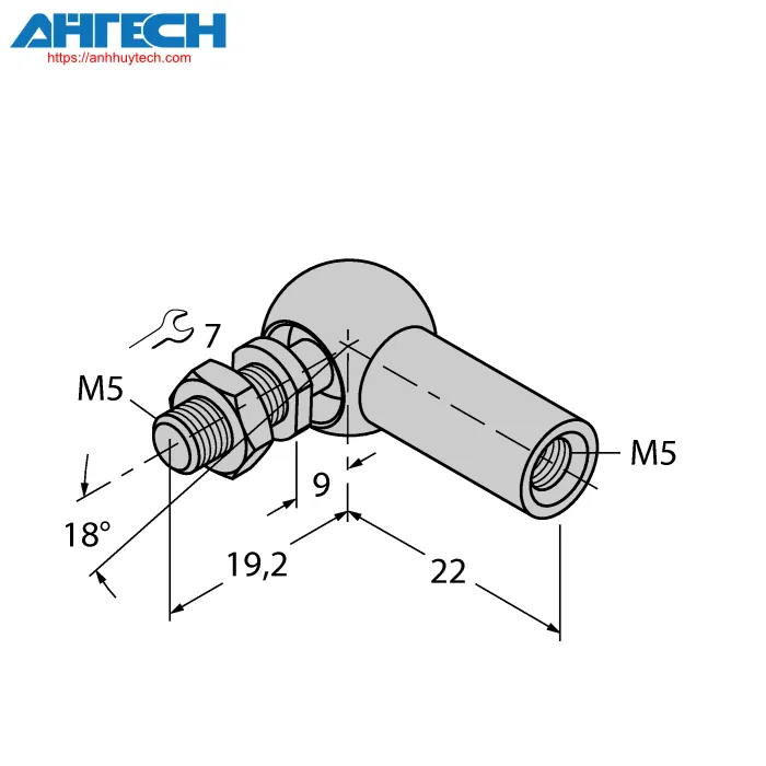 Phụ kiện cảm biến Turck rbva-m5