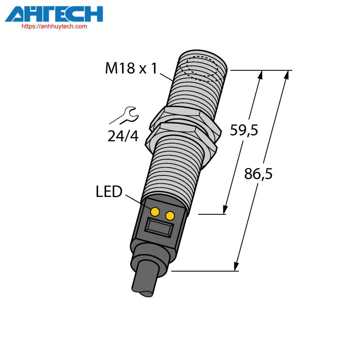 Cảm biến nhiệt độ Turck m18tup14