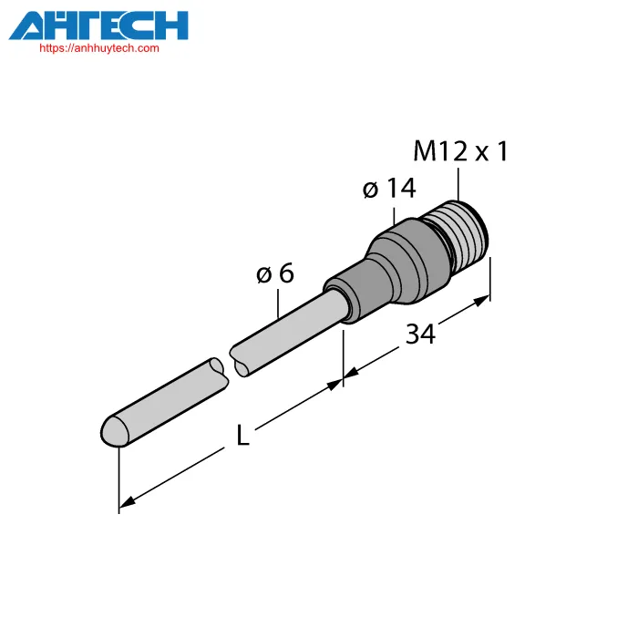 Cảm biến nhiệt độ Turck tp-206kk1-cf-h1141-l150