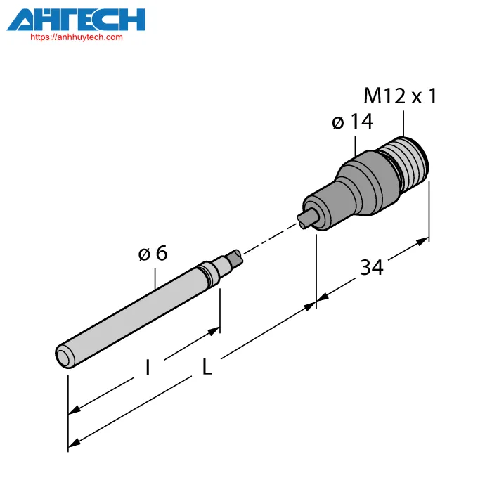 Cảm biến nhiệt độ Turck tp-306a-cf-h1141-l5000
