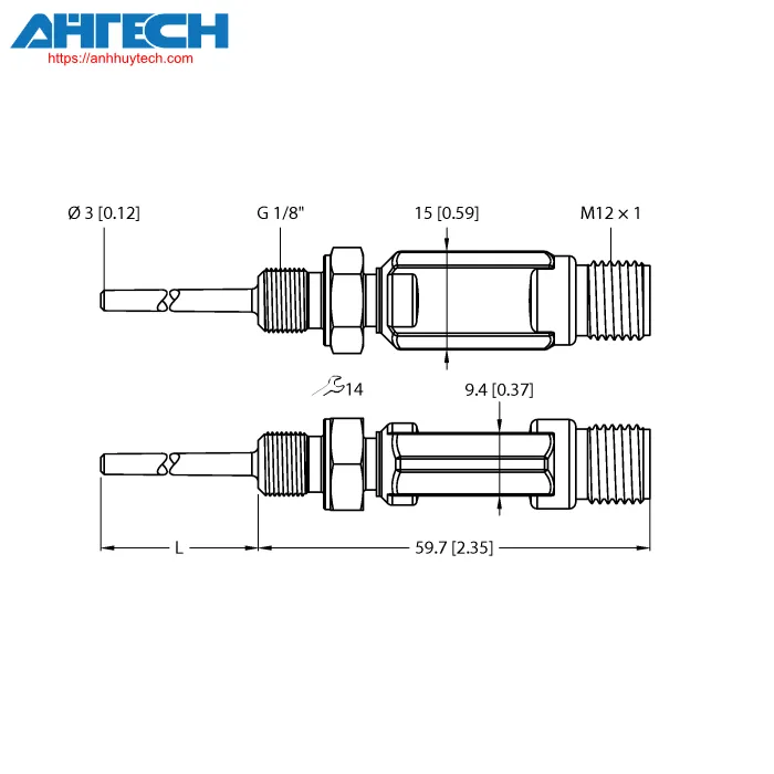 Cảm biến nhiệt độ Turck ttm-103a-g1-8-liupn-h1140-l013