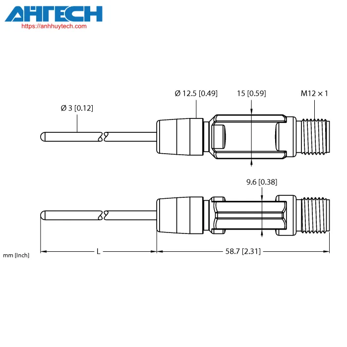 Cảm biến nhiệt độ Turck ttm050c-203a-cf-liupn-h1140-l100