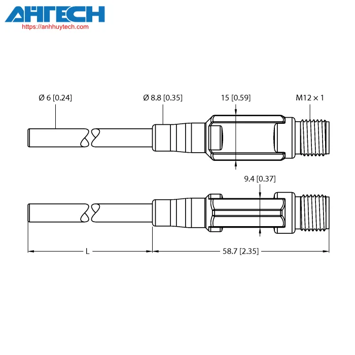 Cảm biến nhiệt độ Turck ttm150c-206a-cf-li6-h1140-l150