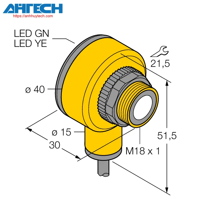 Cảm biến siêu âm Turck t186ue-w-30